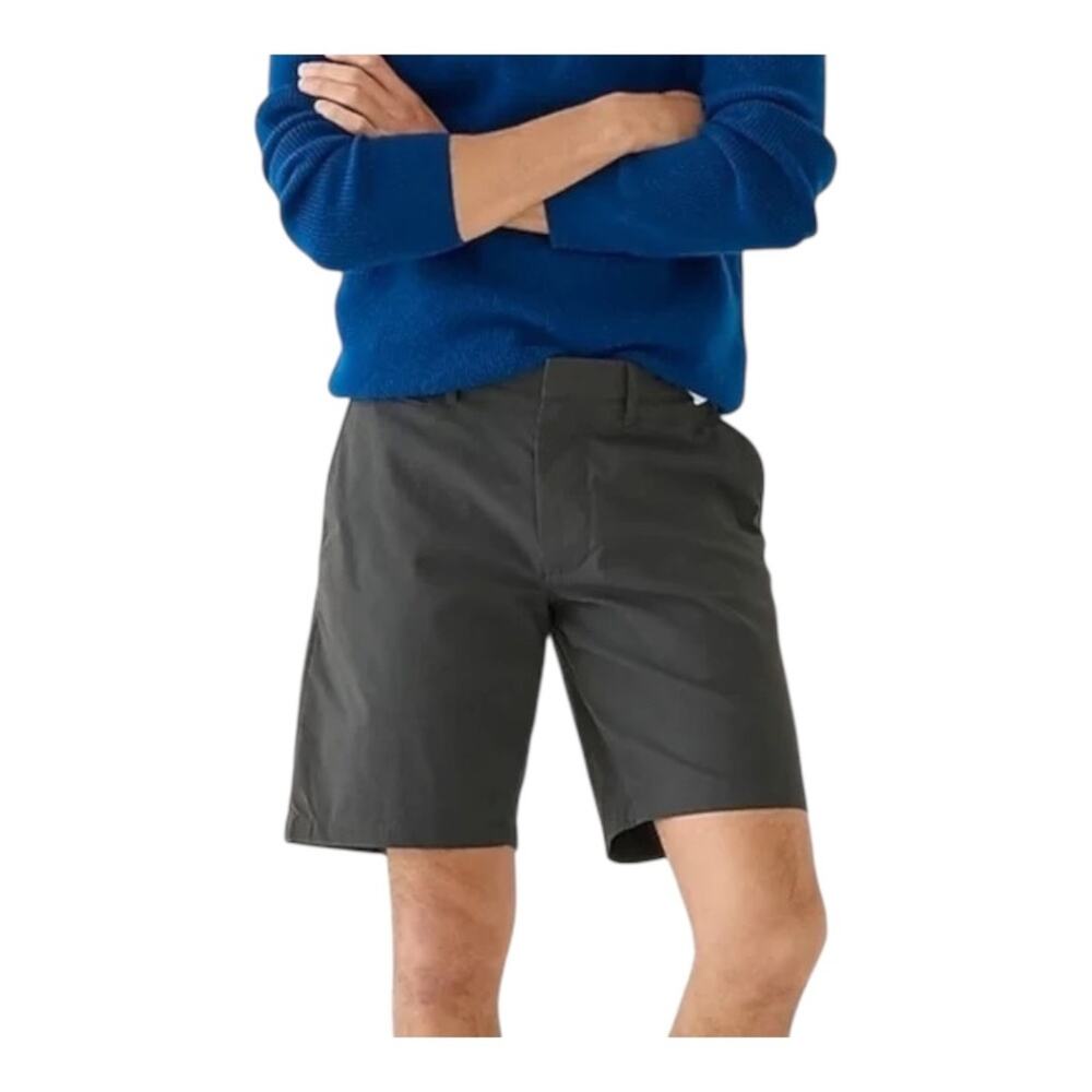 J. Crew 9" Tech Short Faded Black Size 33 NWT